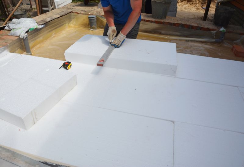 Foam Board Installation in Spring
